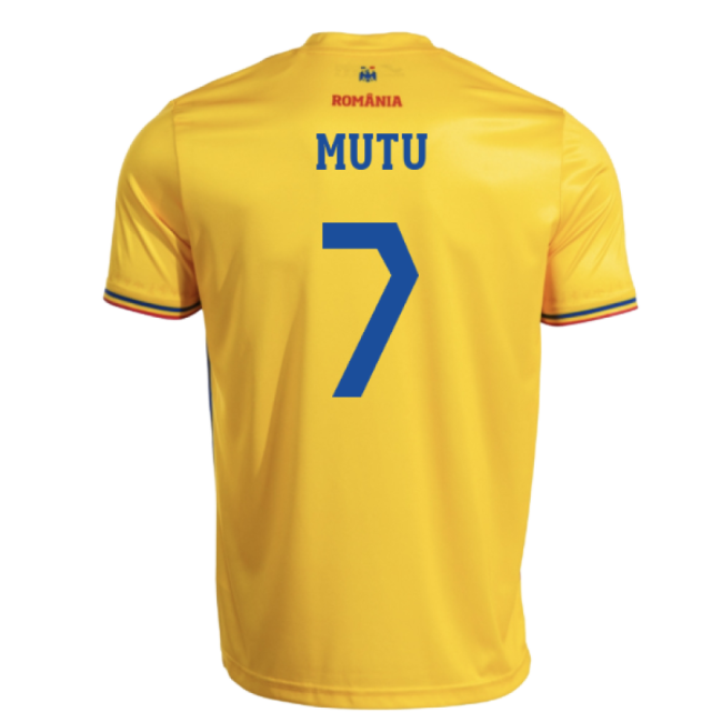 2025-2026 Romania Home Replica Shirt (Kids) (Mutu 7)-Football Jersey Hub