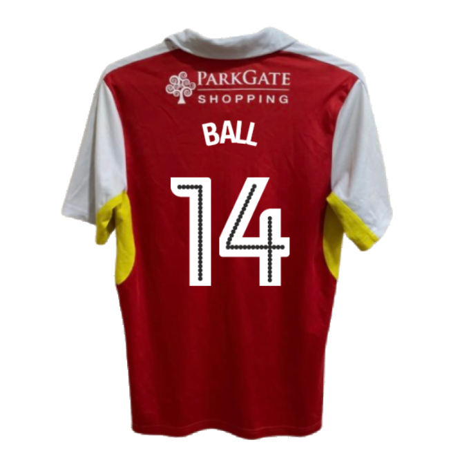 Rotherham 2016-17 Home Shirt ((Good) XL) (Ball 14)-Football Jersey Hub