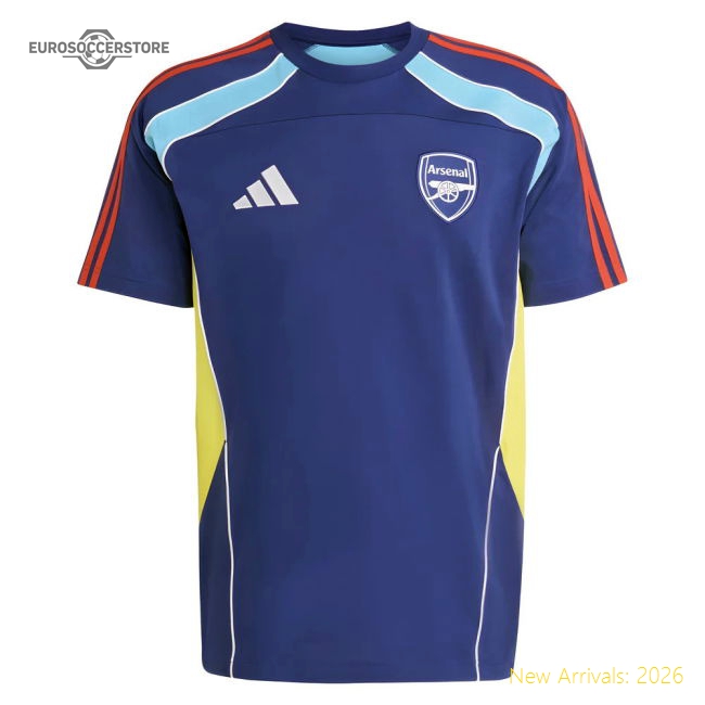 2025-2026 Arsenal UBP Tee (Victory Blue) (Your Name)-Football Jersey Hub