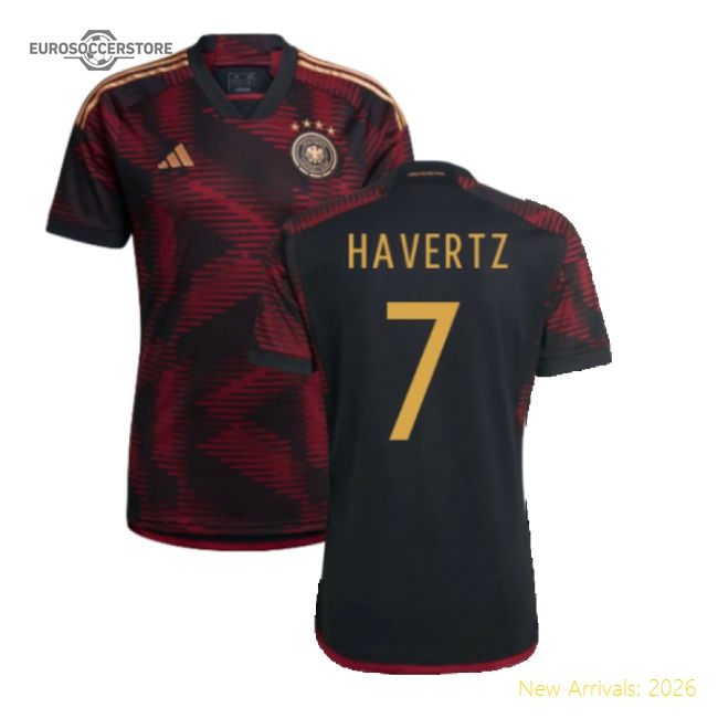 2022-2023 Germany Away Shirt (HAVERTZ 7)-Football Jersey Hub
