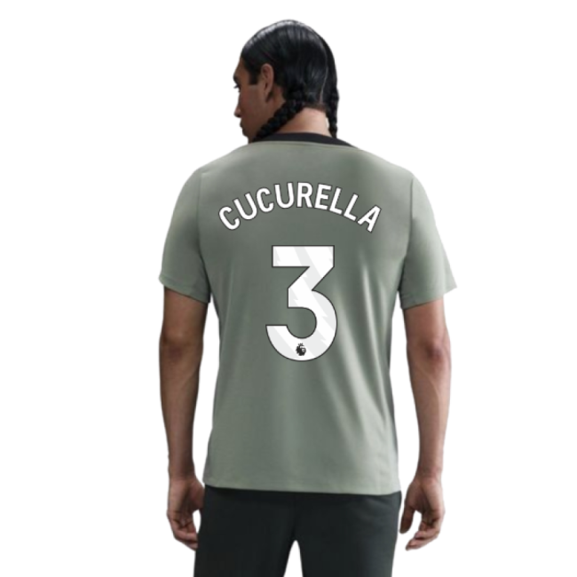 2025-2026 Chelsea Strike Training Shirt (Jade Green) (Cucurella 3)-Football Jersey Hub