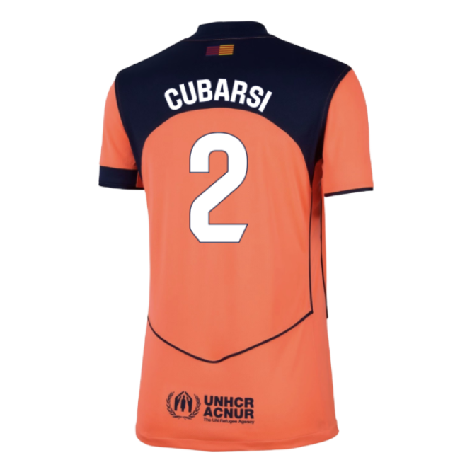 2025-2026 Barcelona Third Shirt (Womens) (Cubarsi 2)-Football Jersey Hub