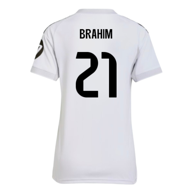 2025-2026 Real Madrid Home Shirt (Womens) (Brahim 21)-Football Jersey Hub
