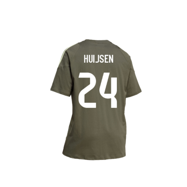 2025-2026 Real Madrid Training Tee (Utility Grey) (Huijsen 24)-Football Jersey Hub