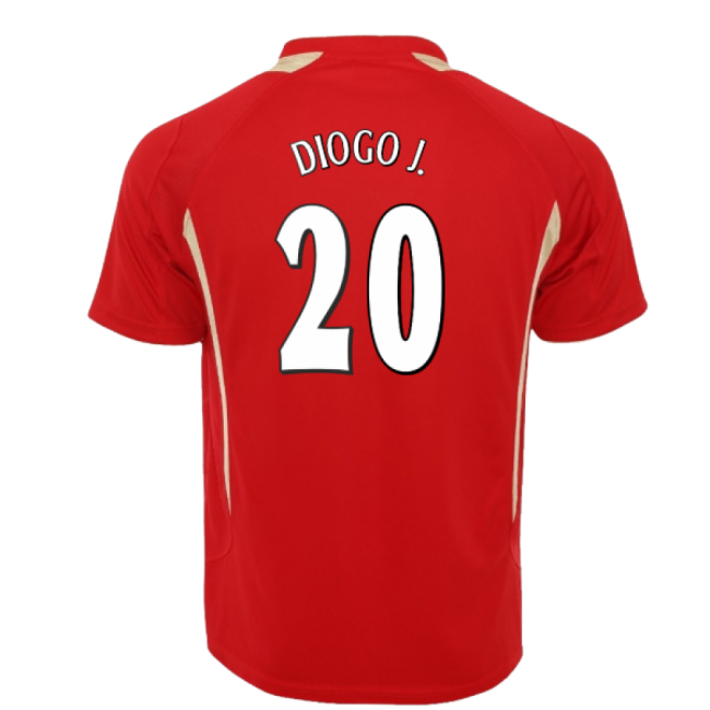 Liverpool FC 2005 Champions League Final Shirt (DIOGO J. 20)-Football Jersey Hub