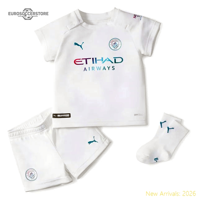 2021-2022 Man City Away Baby Kit-Football Jersey Hub