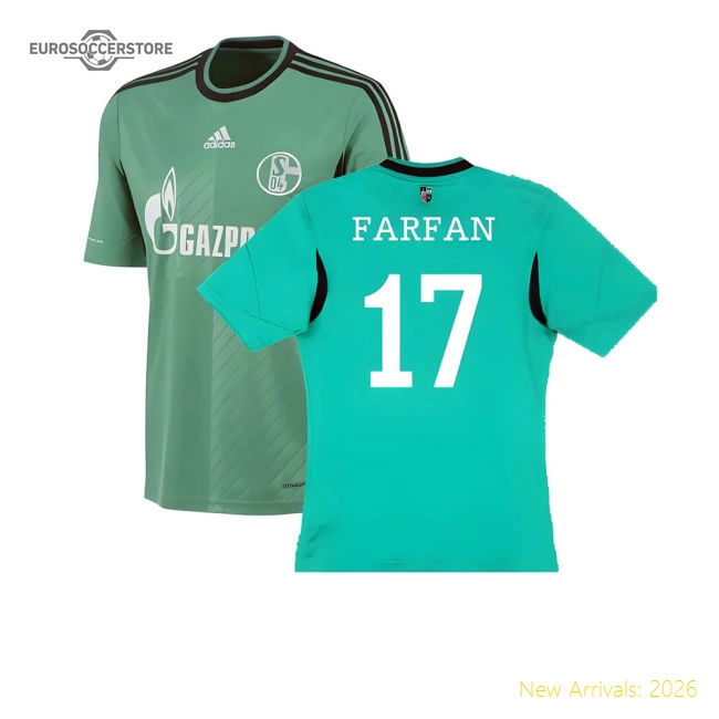 Schalke 2013-15 Third Shirt ((Excellent) M) (Farfan 17)-Football Jersey Hub