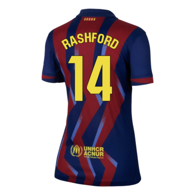 2025-2026 Barcelona Fourth Shirt - Womens (Rashford 14)-Football Jersey Hub
