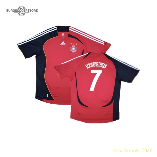 Germany 2005-07 Away Shirt ((Very Good) XL) (Schweinsteiger 7)-Football Jersey Hub