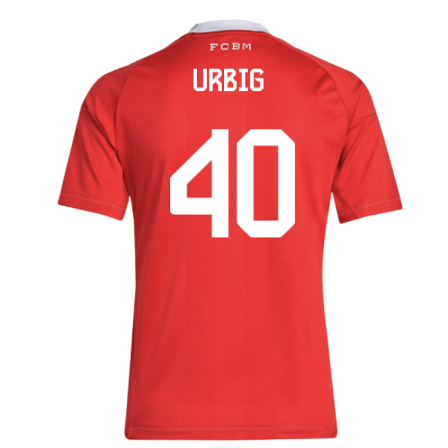 2025-2026 Bayern Munich Third Goalkeeper Shirt (Pure Ruby) - Kids (Urbig 40)-Football Jersey Hub