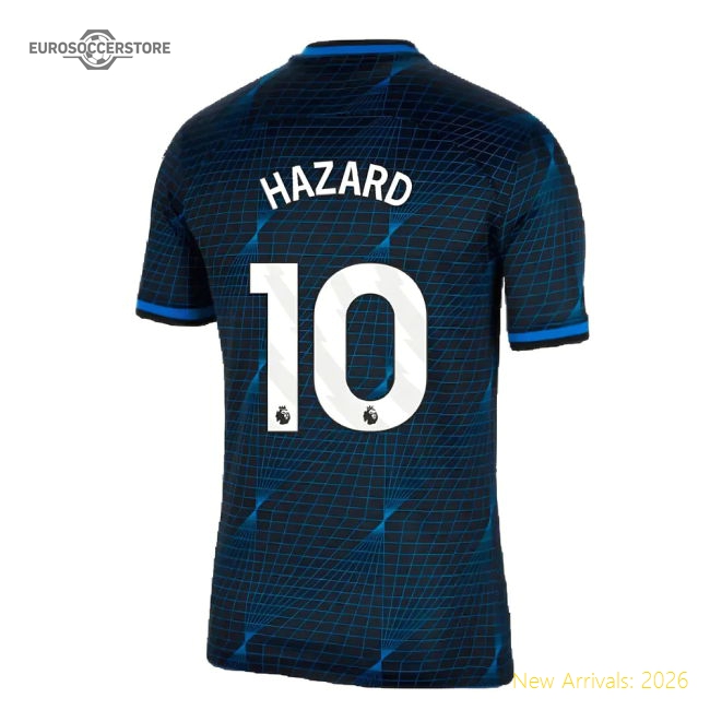 2023-2024 Chelsea Away Football Shirt (HAZARD 10)-Football Jersey Hub