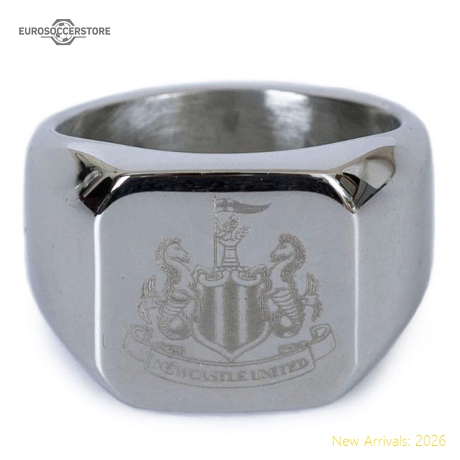 Newcastle United FC Square Signet Ring Medium-Football Jersey Hub
