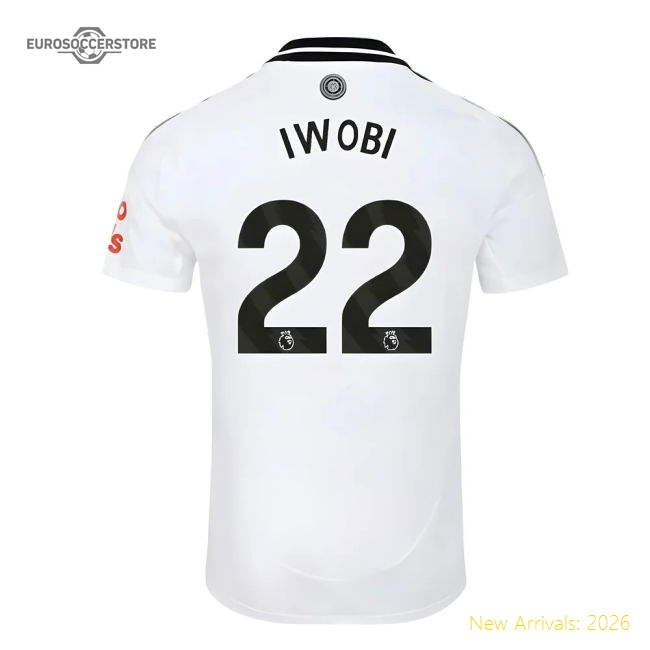 2024-2025 Fulham Home Shirt (Iwobi 22)-Football Jersey Hub