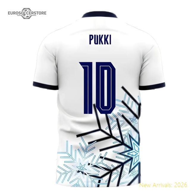 Finland 2025-2026 Home Concept Football Kit (Libero) (PUKKI 10)-Football Jersey Hub