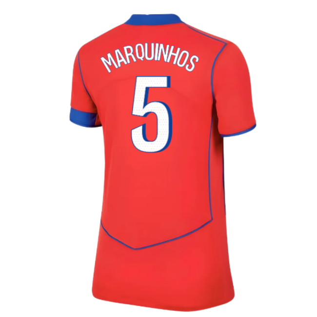 2025-2026 PSG Third Shirt (Womens) (Marquinhos 5)-Football Jersey Hub