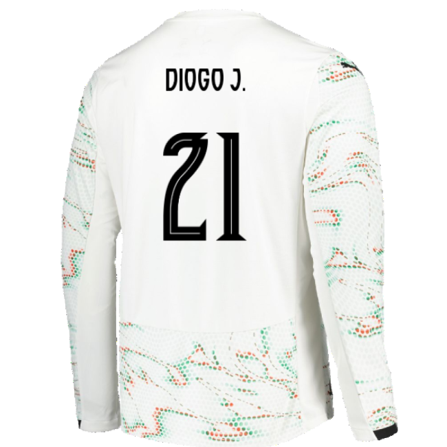 2025-2026 Portugal Long Sleeve Away Shirt (Diogo J. 21)-Football Jersey Hub