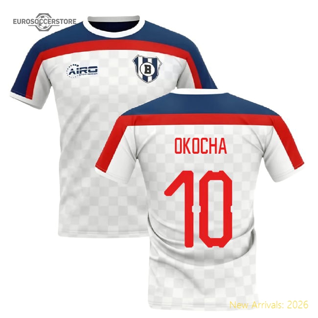 2025-2026 Bolton Home Concept Football Shirt (Okocha 10)-Football Jersey Hub