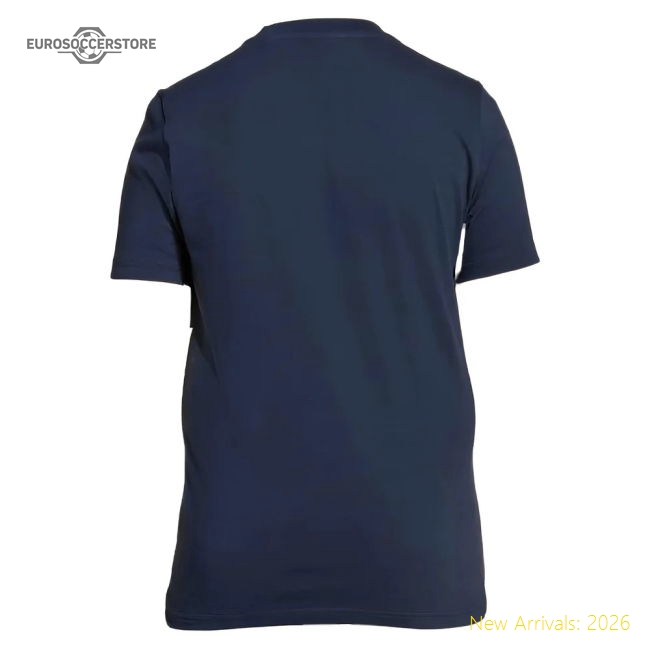 2025-2026 Real Madrid US Tee (Legend Ink) - Navy-Football Jersey Hub