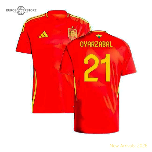 2024-2025 Spain Home Shirt (Oyarzabal 21)-Football Jersey Hub