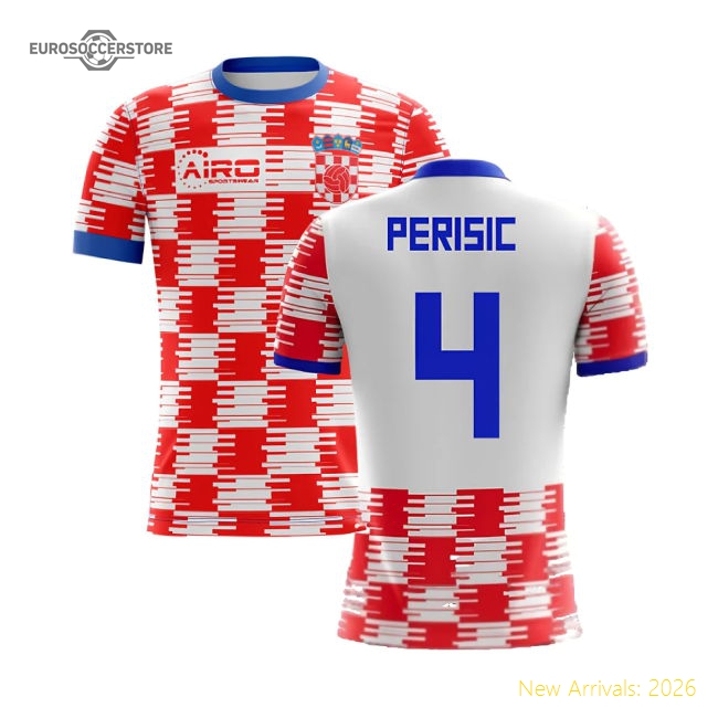 2025-2026 Croatia Home Concept Shirt (Perisic 4)-Football Jersey Hub