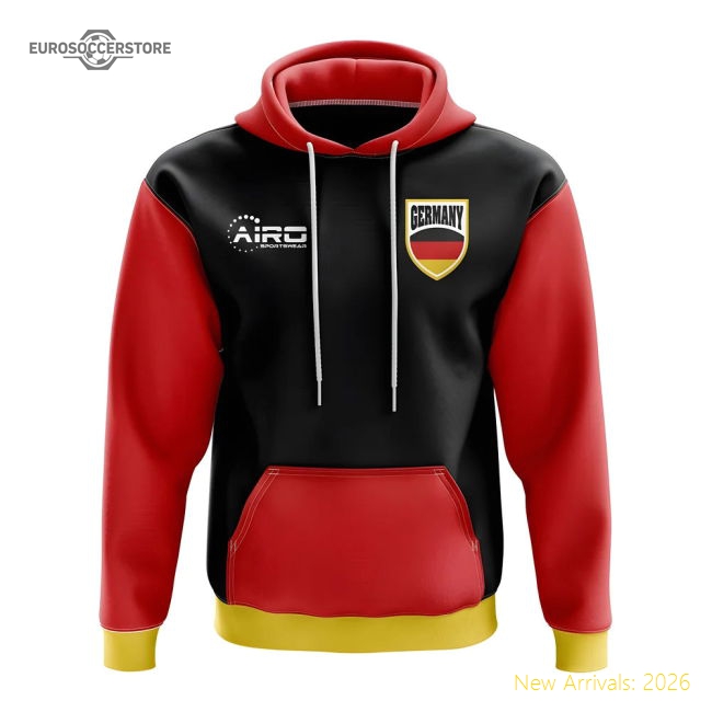Germany Concept Country Football Hoody (Black)-Football Jersey Hub