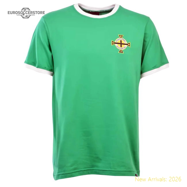 Northern Ireland 12th Man T-Shirt - Green/White Ringer-Football Jersey Hub
