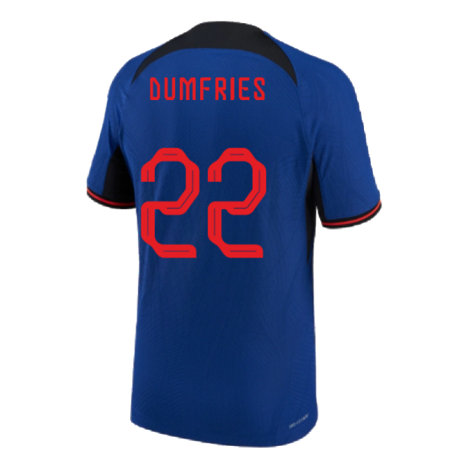 2022-2023 Holland Away Vapor Shirt (Dumfries 22)-Football Jersey Hub
