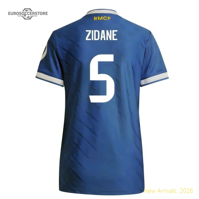 2025-2026 Real Madrid Authentic Third Shirt (Womens) (Zidane 5)-Football Jersey Hub