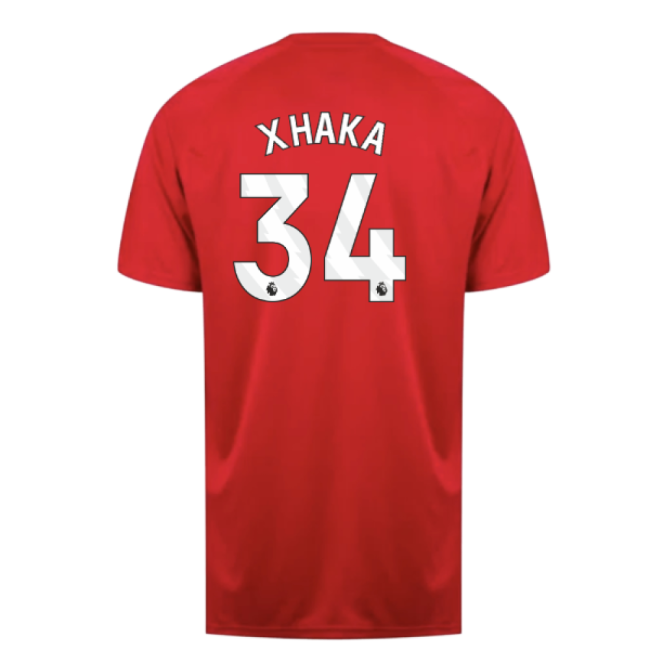 Sunderland Poly T-Shirt (Red) (Xhaka 34)-Football Jersey Hub