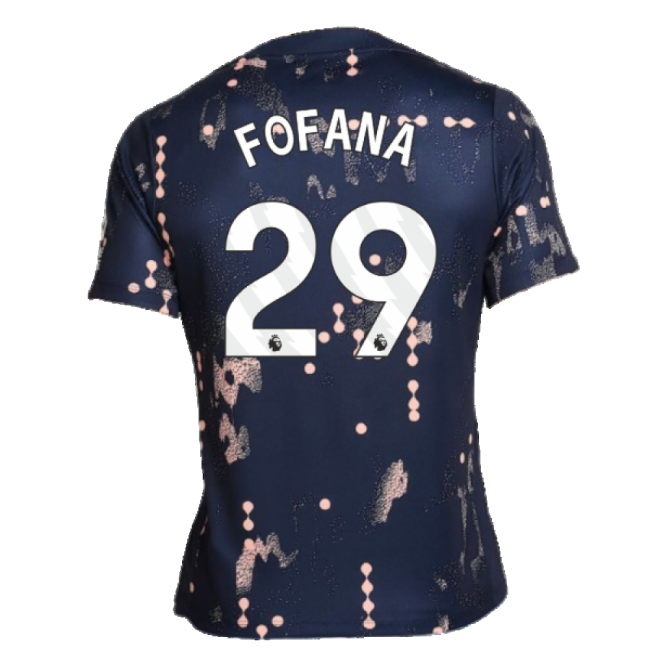 2024-2025 Chelsea Academy Pro Pre-Match Shirt (Obsidian) (Fofana 29)-Football Jersey Hub