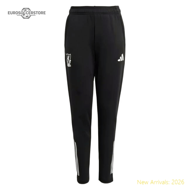 2025-2026 Liverpool EU Training Pants (Black) - Kids-Football Jersey Hub