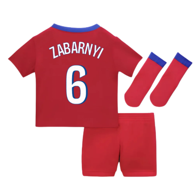 2025-2026 PSG Third Baby Kit (Zabarnyi 6)-Football Jersey Hub