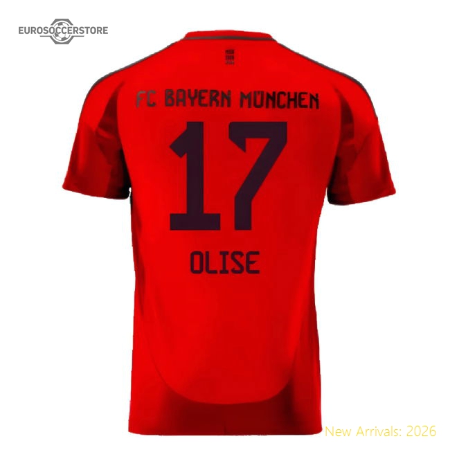 2024-2025 Bayern Munich Home Shirt (Olise 17)-Football Jersey Hub