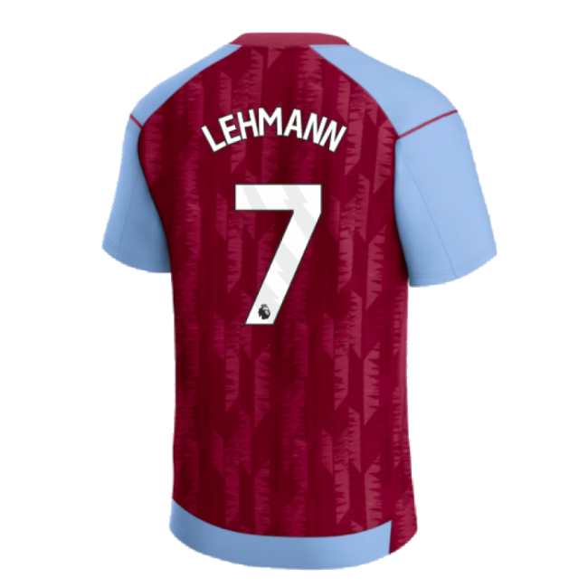 2023-2024 Aston Villa Home Shirt (Kids) (Lehmann 7)-Football Jersey Hub