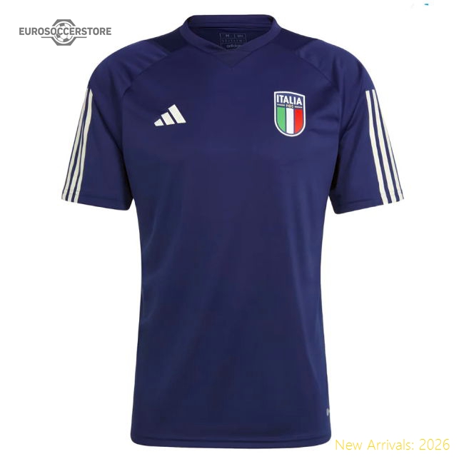 2023-2024 Italy Training Jersey (Dark Blue) (CHIELLINI 3)-Football Jersey Hub