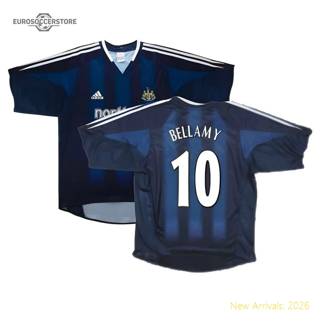 Newcastle United 2004-05 Away Shirt ((Excellent) S) (Bellamy 10)-Football Jersey Hub