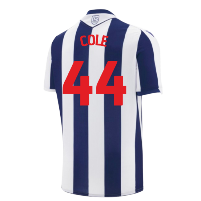 2025-2026 West Bromwich Albion WBA Home Shirt (Cole 44)-Football Jersey Hub