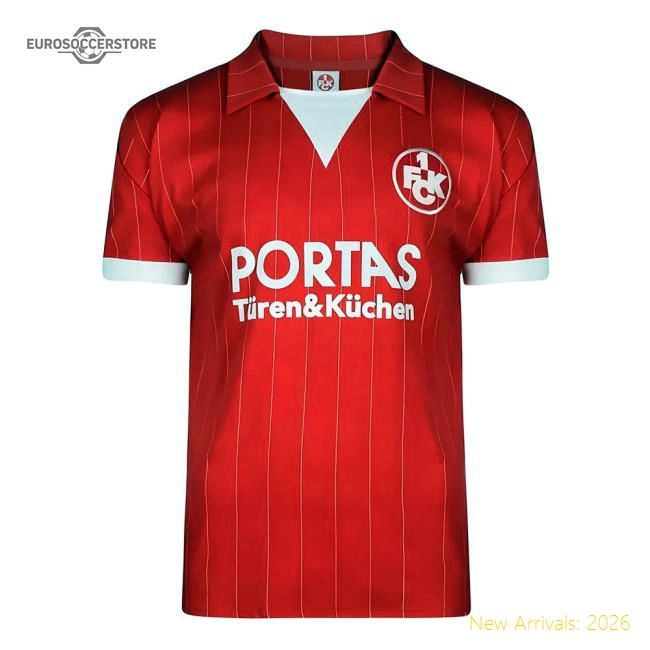 Score Draw Kaiserslautern 1983 Retro Football Shirt-Football Jersey Hub