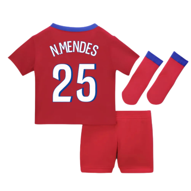 2025-2026 PSG Third Baby Kit (N.Mendes 25)-Football Jersey Hub