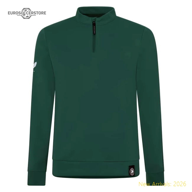 2025-2026 Ireland Essentials Classic 1/4 Zip Top (Green)-Football Jersey Hub