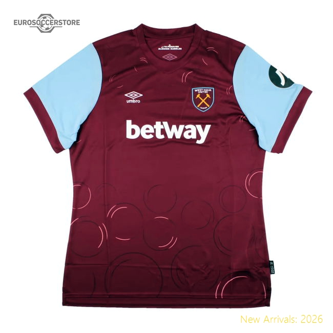 2023-2024 West Ham United Home Shirt (Womens) (EMERSON 33)-Football Jersey Hub