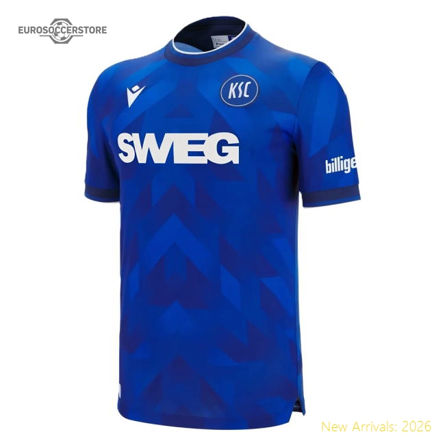2025-2026 Karlsruher SC Home Shirt-Football Jersey Hub