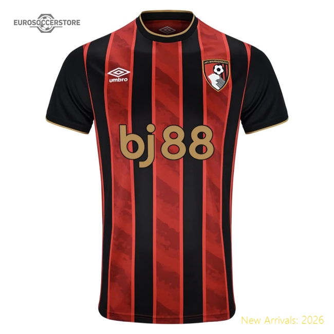2025-2026 Bournemouth Home Shirt (Evanilson 9)-Football Jersey Hub