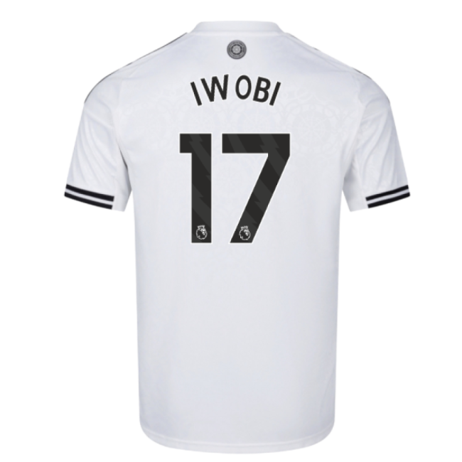 2025-2026 Fulham Home Shirt (Iwobi 17)-Football Jersey Hub