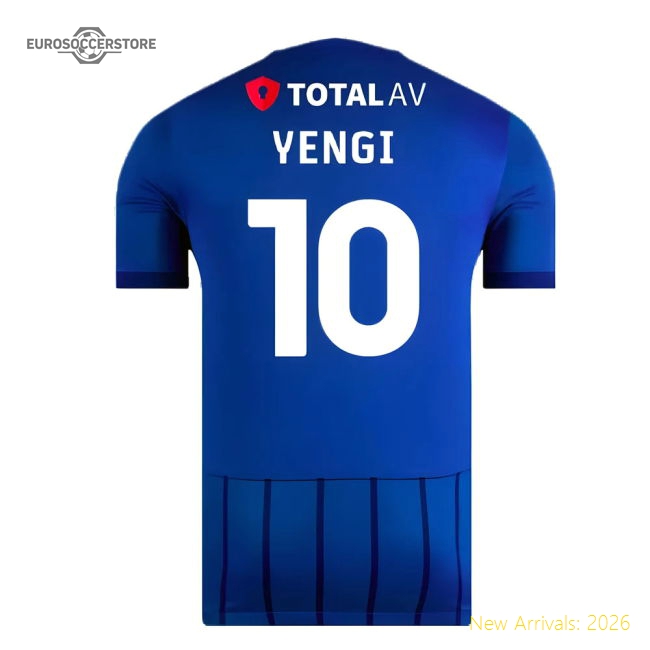 2024-2025 Portsmouth Home Shirt (Yengi 10)-Football Jersey Hub