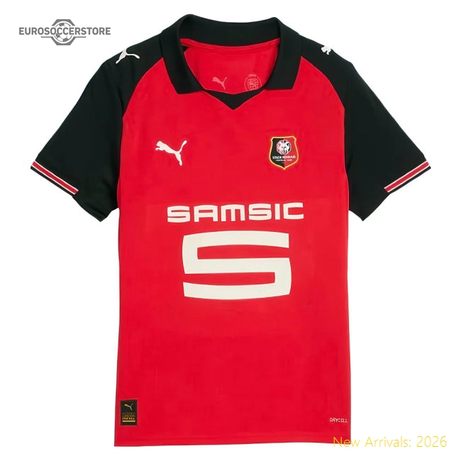 2025-2026 Stade Rennais Home Shirt (Kids)-Football Jersey Hub