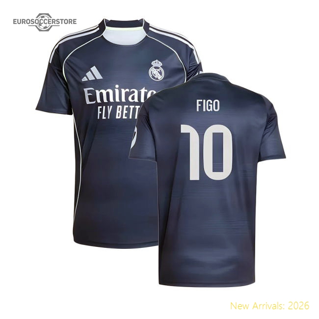 2025-2026 Real Madrid Away Shirt (Figo 10)-Football Jersey Hub