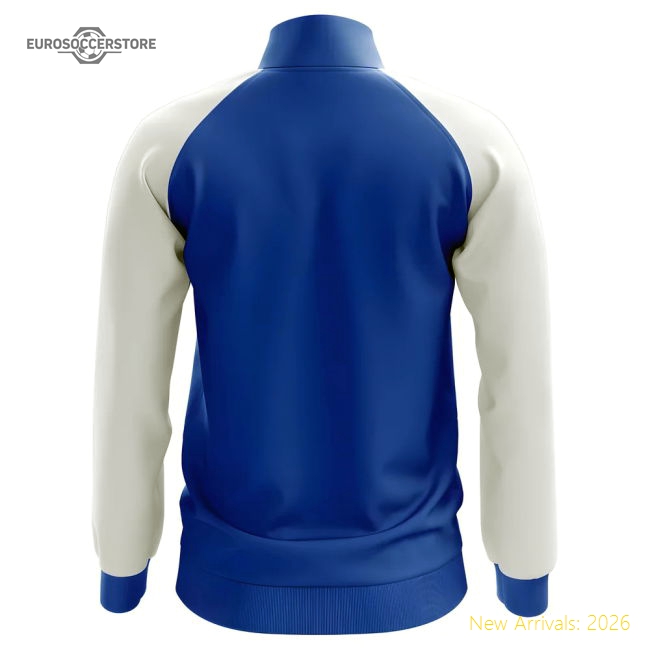 Italy Concept Football Track Jacket (Blue)-Football Jersey Hub