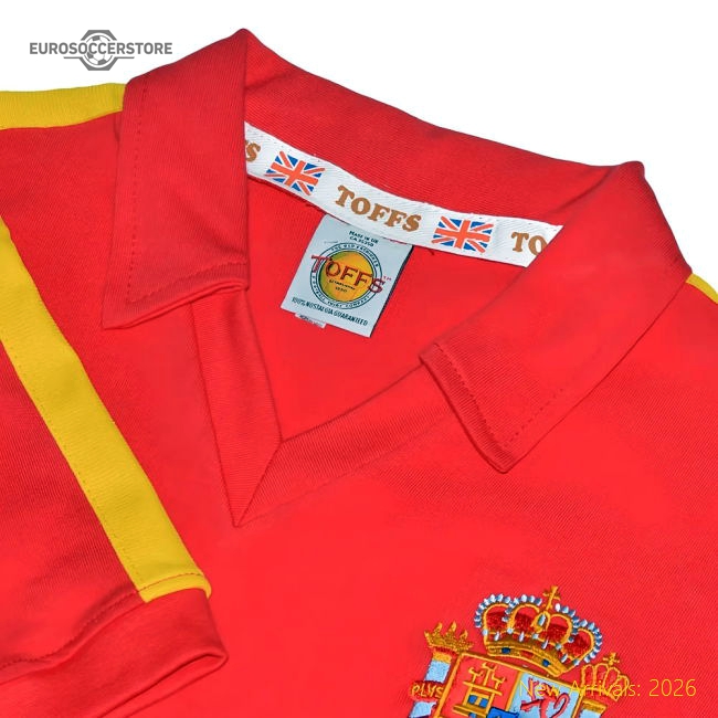 Spain 1982 World Cup Retro Football Shirt-Football Jersey Hub
