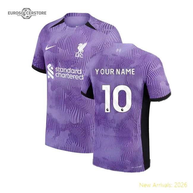 2023-2024 Liverpool Third Authentic Match Shirt (Your Name)-Football Jersey Hub